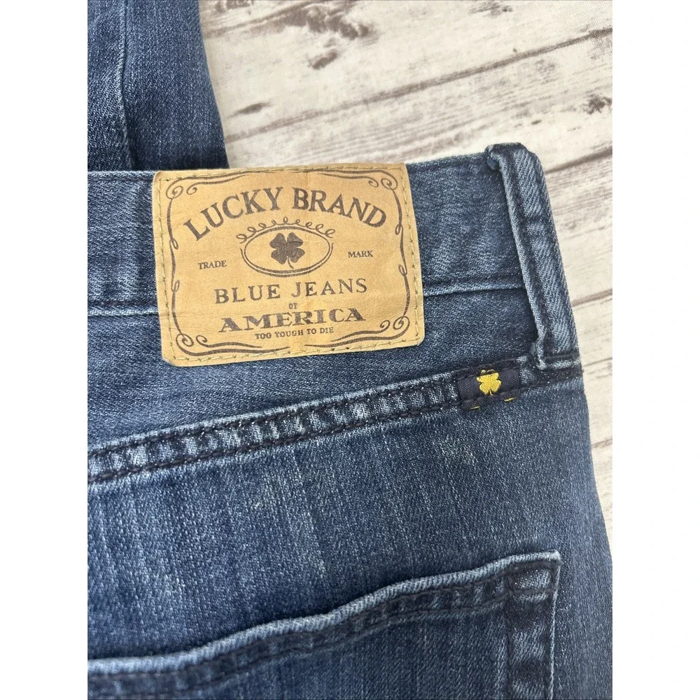 LUCKY BRAND Men's Jeans Size 34x32 221 Original Straight Medium Wash Denim
